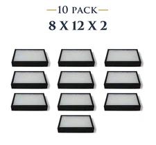 10 Pack of 8 x 12 x 2 Riker Display Cases Boxes for Collectibles Arrowheads   