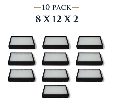 SOUTHERN STAR DISPLAYS 10 Pack of 8 x 12 x 2 Riker Display Cases Boxes for Collectibles Arrowheads
