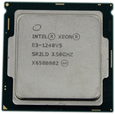 Intel Xeon E3-1240 V5 CPU 4 Core 3.5 GHz 8 MB Smart Cache FCLGA1151/2011 SR2LD