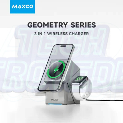 NEW Magsafe 3in1 Wireless Charger Station Dock Stand