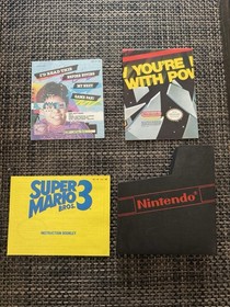 Super Mario Bros 3 NES Complete In Box CIB Excellent Condition/Manuals/Insert
