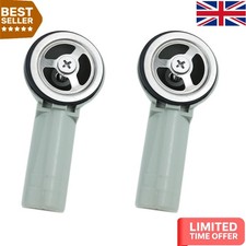 Minimalist 2 Pack Overflow Heads for Stainless Steel Sinks - Round Design