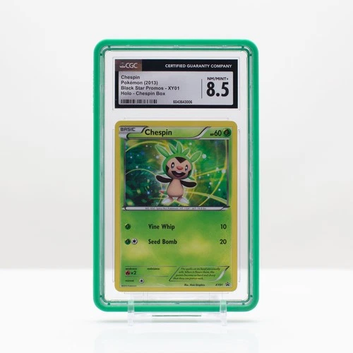 Pokemon Chespin Holo #XY01 XY Chespin Box 2013 - CGC 8.5