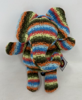 Bang On The Door Fab Tiere Kuscheltiere Plüschtiere (L10) gestreifter Elefant