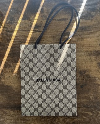 GUCCI x BALENCIAGA LIMITED EDITION The Hacker Project PAPER GIFT BAG