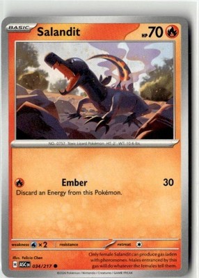 2026 Mega Evolutions Ascended Heroes Salandit 34/217