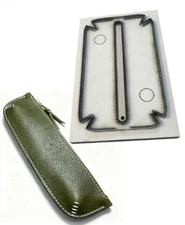 Leather Cutting Die for Pen Bag 205x60mm, Cutter Punching Embossing Template