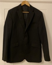 Men’s Black Primark Regular Fit Jacket - Size 38 R - New Without Tags