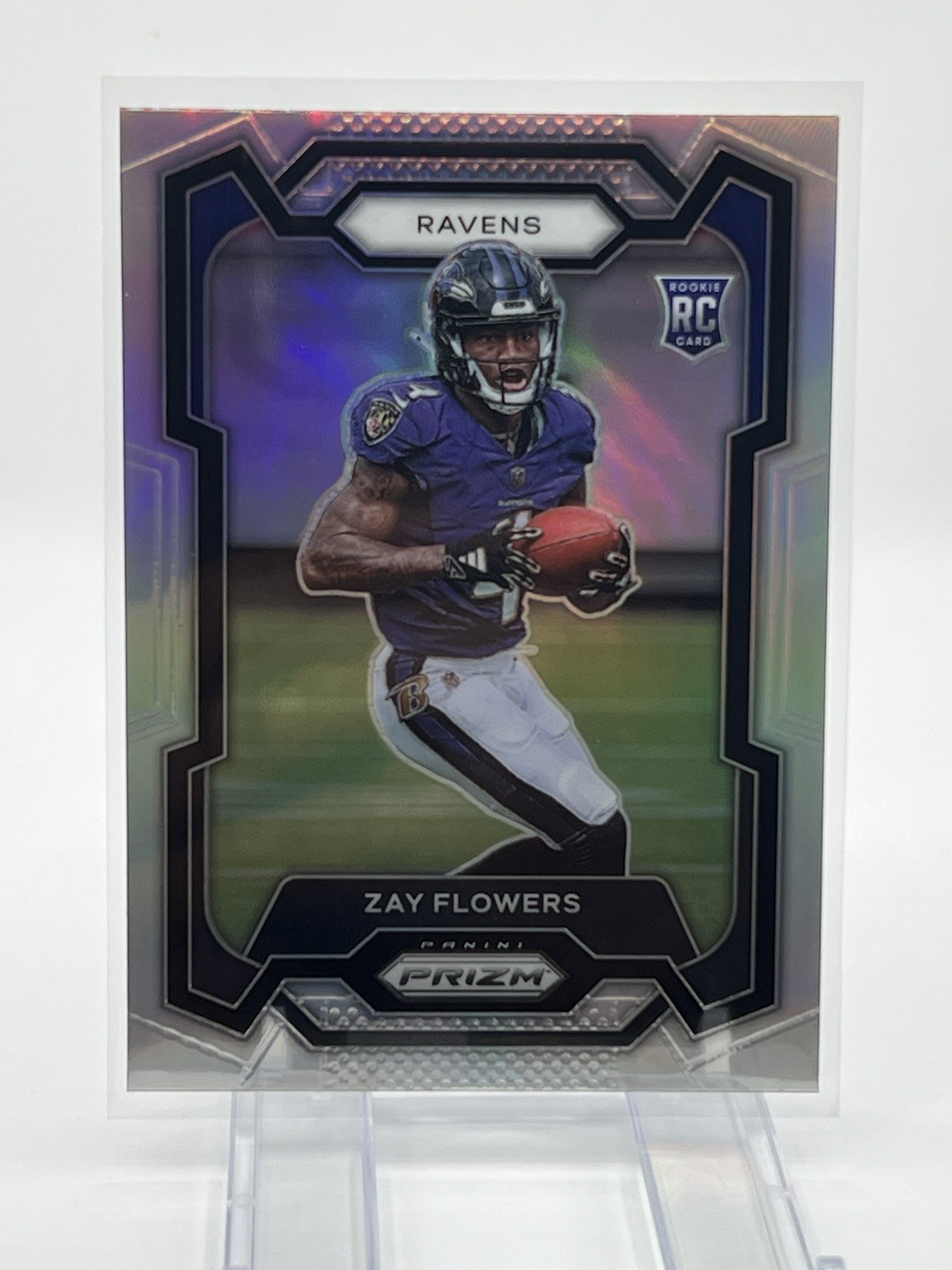 2023 Panini Prizm - Rookies Zay Flowers #307 Silver Prizm (RC) Ravens