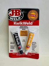 JB Weld KwikWeld 8276 Quick Setting Steel Reinforced Epoxy Dark Gray 2oz