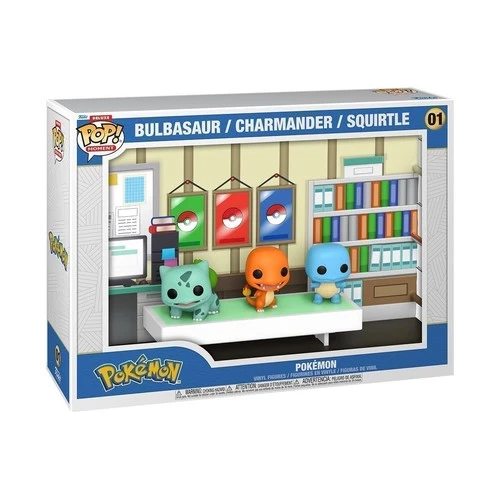 Funko Pop Moments Deluxe: Pokemon - Starters - Bulbasaur, Charmander, Squirtle -