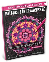 Malbuch A4 FüR Erwachsene, Mandalas, Ausmalbuch, Entspannung