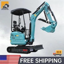 FREE SHIPPING 2025 2.5 Ton New Mini Excavator KUBOTA Diesel zero-tail EPA