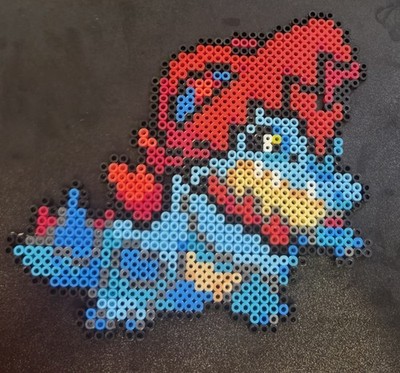 Pokemon Perler Bead Art Schlüsselanhänger/Magnet Choose your Mega-Evolution