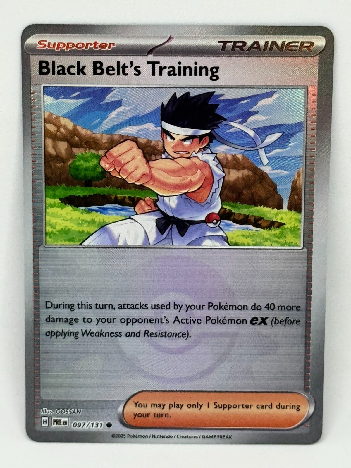 Black Belt's Training - (Poke Ball Pattern) 097/131 Sv: Prismatic Evolutions NM