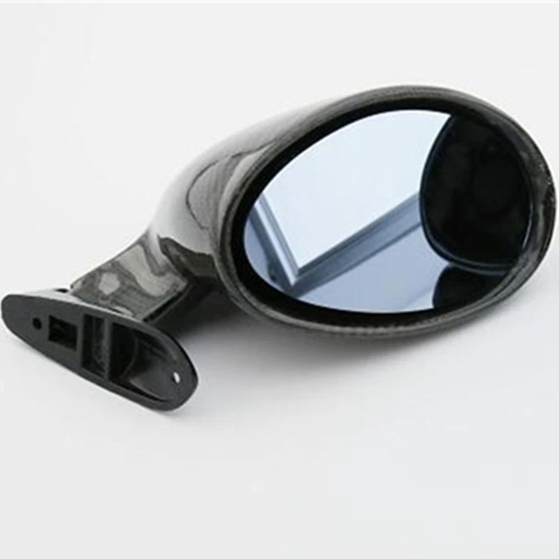 1 par de espejos retrovisores de fibra de carbono estilo F1 ala lateral aptos para coche camión Foto 4 de 4