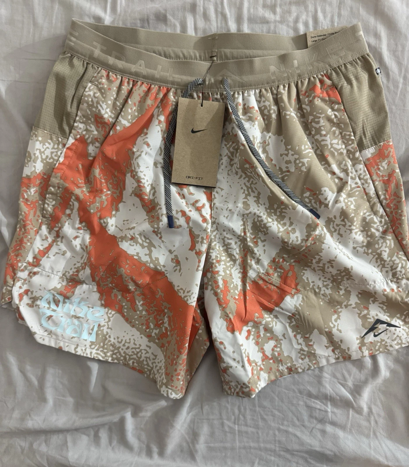 Nike Trail Stride 7" Brief-Lined Running Shorts FV9949-247 Mens Size Small