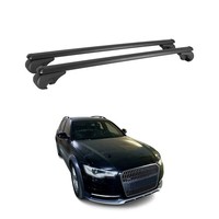 DachträGer GrundtäGer FüR Audi A6 C7 Allroad 2012-2018 75Kg Alu Schwarz 2 Tlg