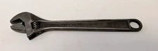 VINTAGE CRESCENT TOOLS AT 110 10"  ADJUSTABLE WRENCH JAMESTOWN NY VGC USA