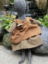 Primitive Folk Art Rustic African American Rag Doll Handcrafted Rustic