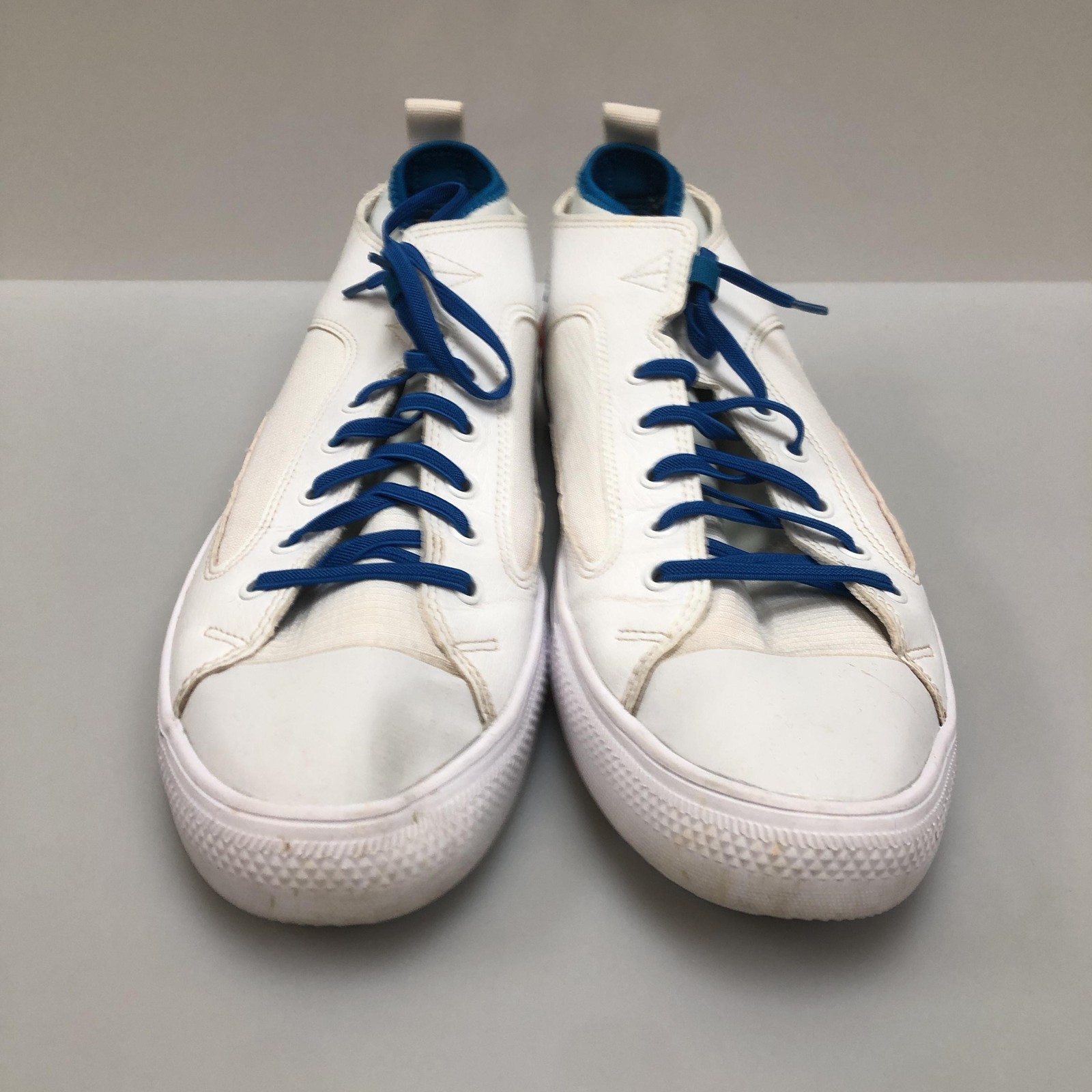 Converse Chuck Taylor All Star Shoes Mens 10.5 White Blue Sneakers 165345C Logo thumbnail 3