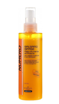 Brelil Numero Instant Two-phase Oаtmeal Hair Conditioner 200 ml./6.7 fl.oz.