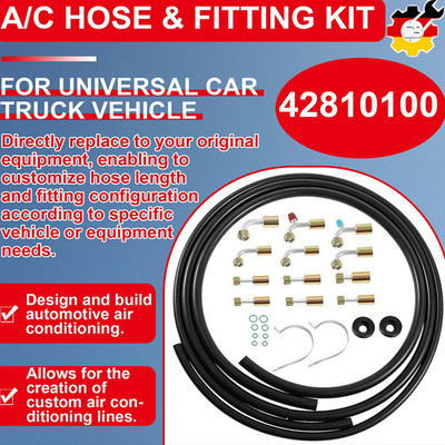 42810100 A/C Hose & Fitting Kit, Complete Set for Custom Air Conditioning Lines