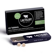 LactoJoy Lactase Pills 14,500 I 45 Pieces I Powerful 1 Count Pack of 45 