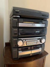 Aiwa Z-R555 5-CD Changer Cassette AM/FM Radio Phono Input Compact Stereo System