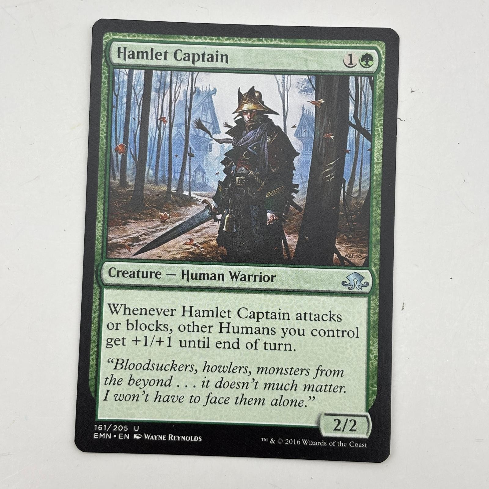 Hamlet Captain 161 Uncommon Eldritch Moon Magic: The Gathering Near Mint