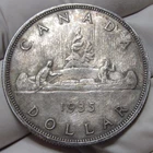 Canada 1935 $1 Silver Dollar