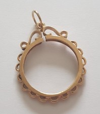 Anhängerfassung 9 kt Gold Full Sovereign