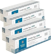 Invisible Tape, 1 Core, 3/4x1000, 48/PK, Clear (BSN32953)