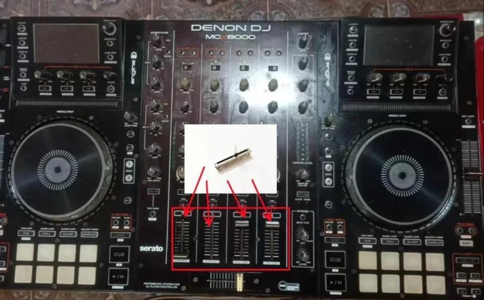 Repuesto de fader de volumen para controlador DJ Denon P4 / P2 Prime y MCX8000 Foto 2 de 3