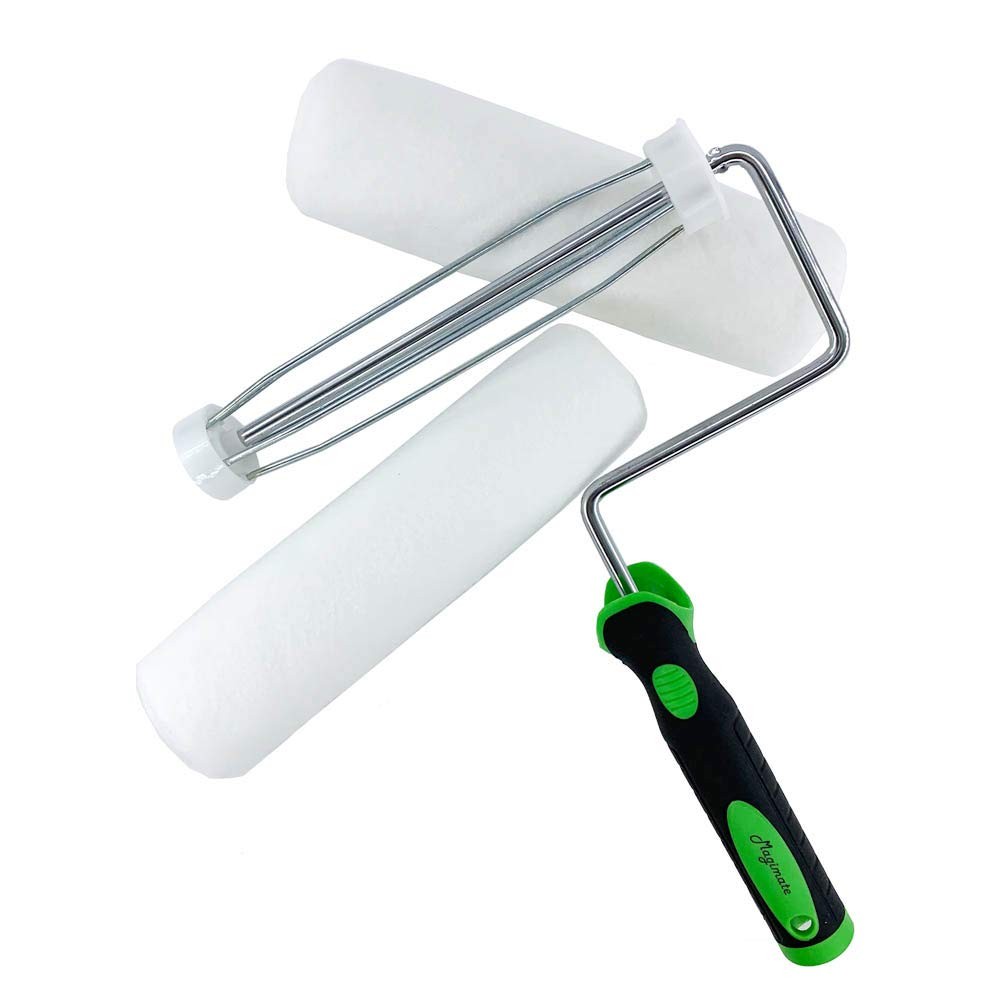Magimate Paint Roller Kit with Tray Large Paint Roller Small Stain Roller and...