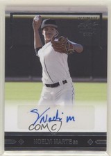 2020 Leaf Ultimate Draft 1991 Gold Leaf Rookies Noelvi Marte #GLR-NM1 Auto 01x1