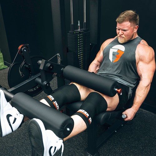 Leg Extension Machine Weight Stack Titan Fitness Selectorized Leg Extension and Curl Machine, 250 LB ...