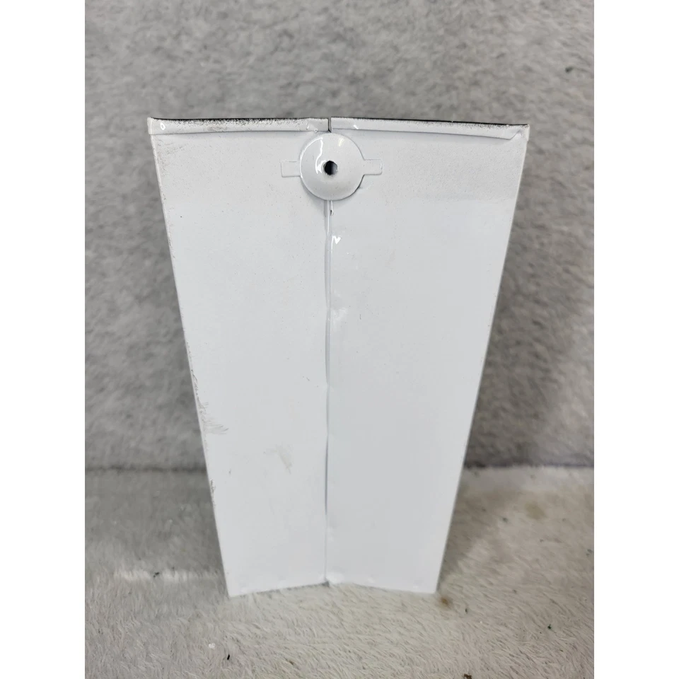 Par de cubos de hojalata con cara de fantasma blanco decoración de Halloween Foto 3 de 4