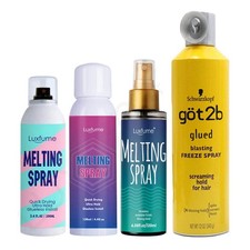 Extreme Hold Lace Melting Spray and Hair Gel for Professional Wig Installation