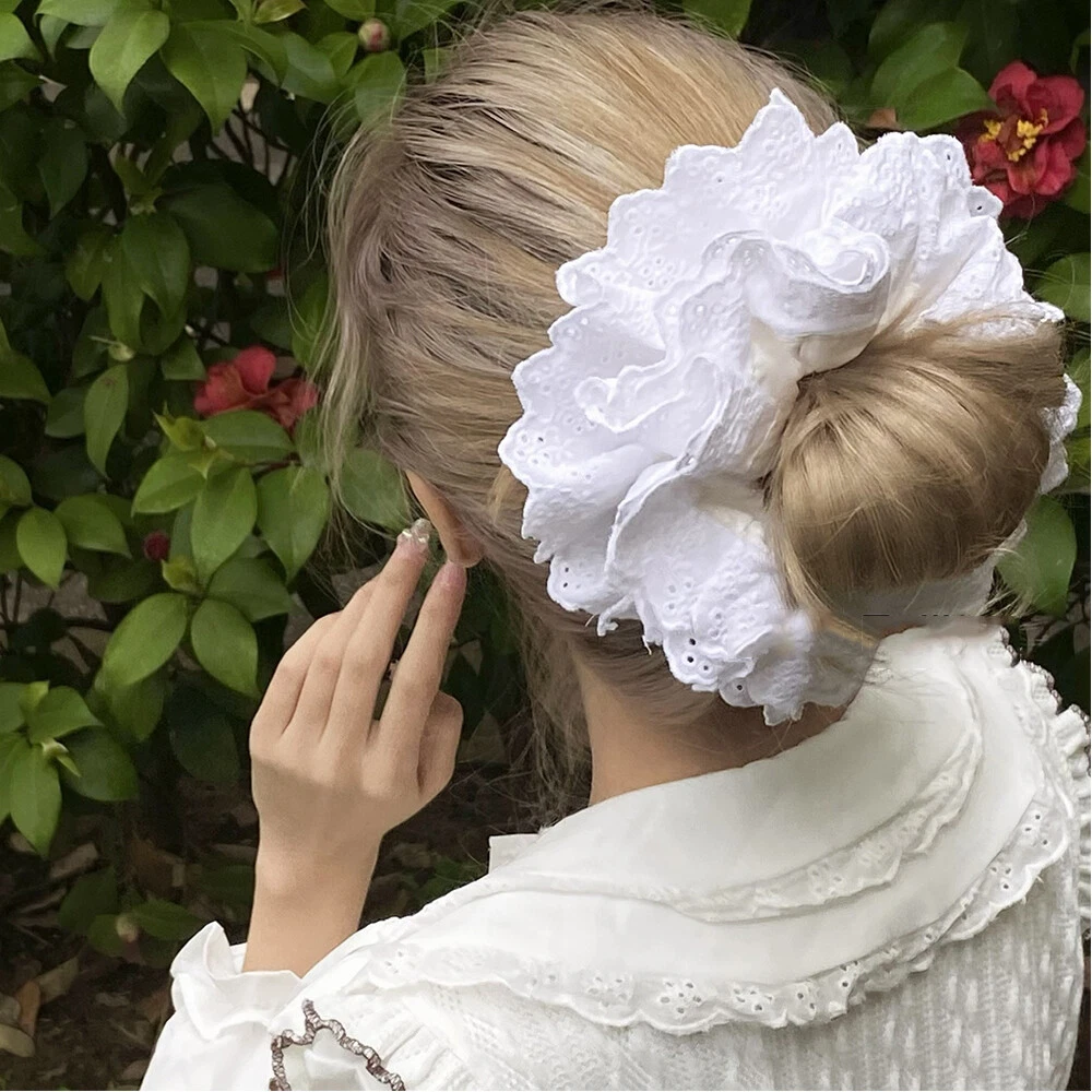 Lace flower hair accessories sale