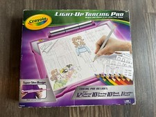 Crayola Light Up Tracing Pad Pink Coloring Board for Kid Gift - Open Box Unused