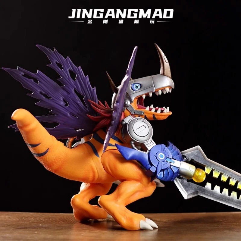 Цифровой монстр металлический Greymon фигурка игрушка модель декор аниме периферийные устройства - Изображение 3 из 4