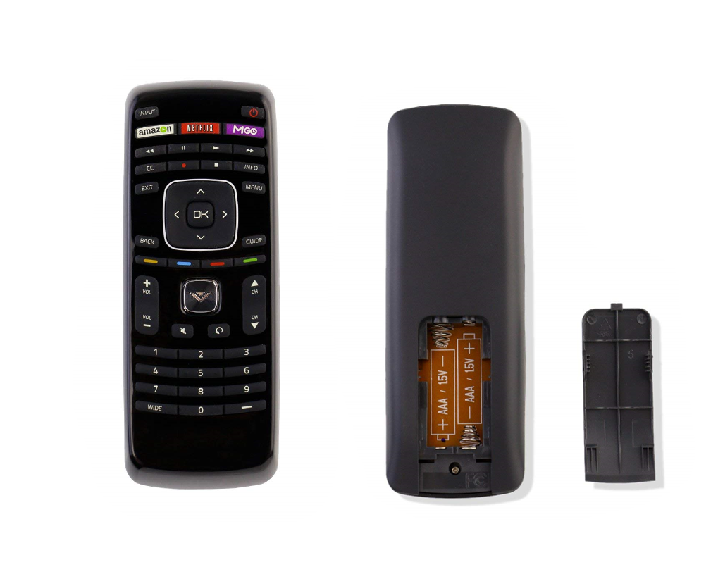 Vizio TV Replacement Remote XRT112 with App Shortcuts for Amazon Netflix and Mgo
