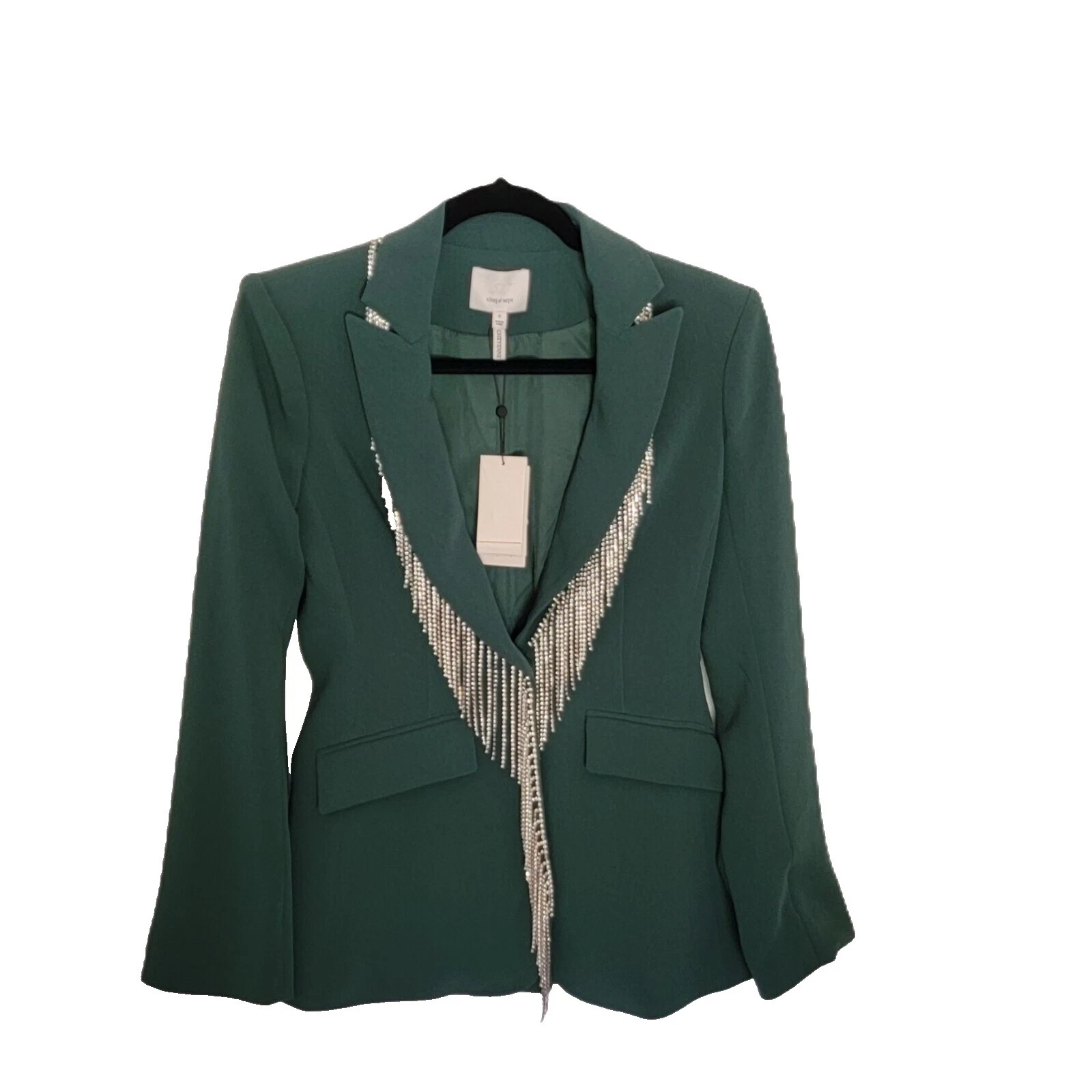 Fringe sólido abrigos, chaquetas y chalecos para Mujeres