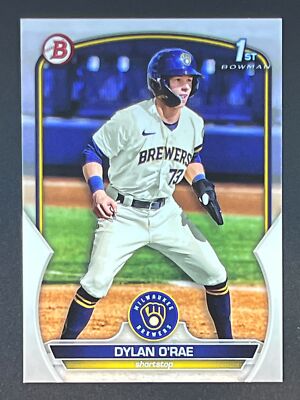 DYLAN O'RAE 2023 Bowman 1st Bowman Paper #BP-143 Milwaukee Brewers | eBay