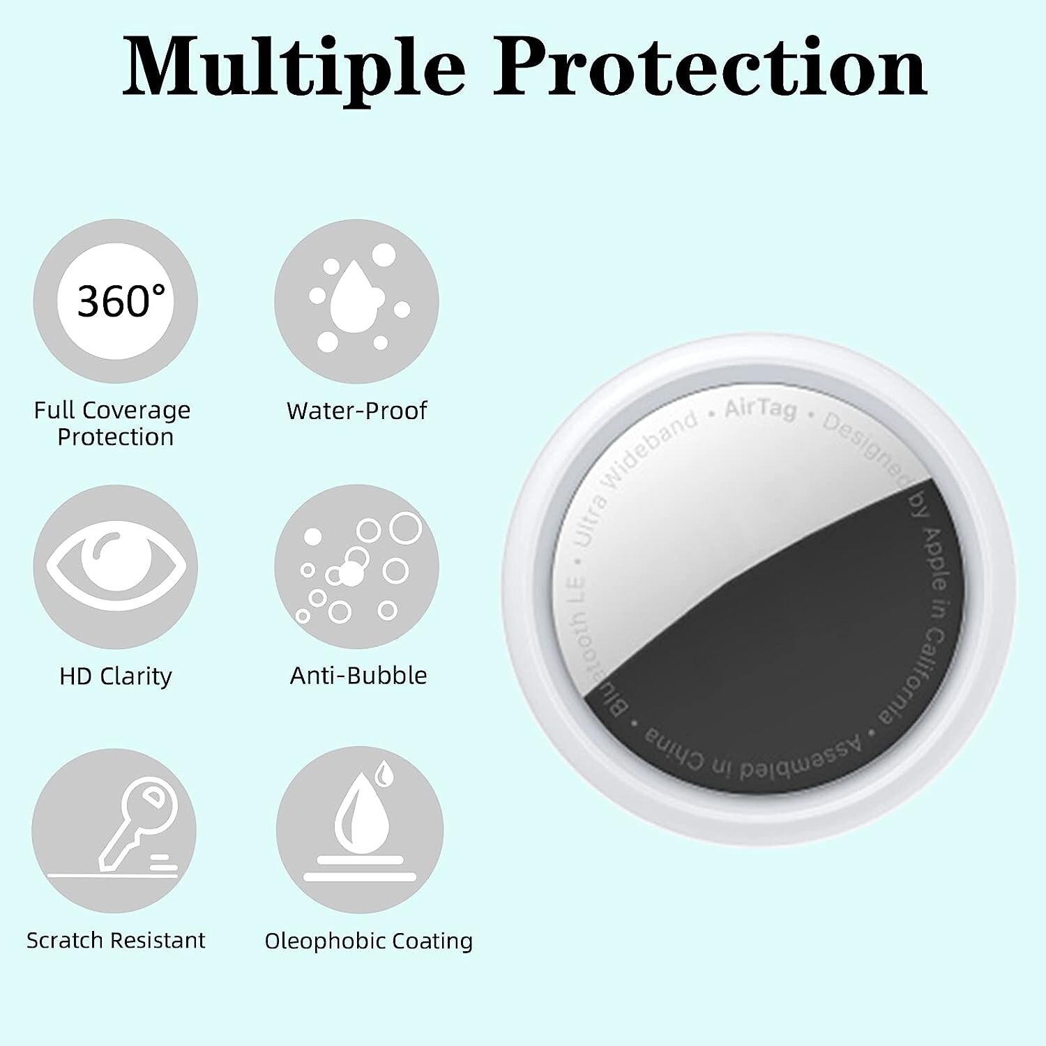 Pet Airtag Collare Protector per Accessori per Collare per Cani e Gatti Airtag foto 3