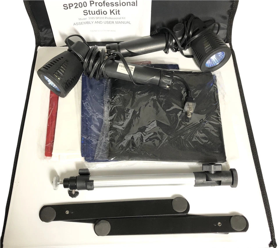 Square Perfect Professional Studio Photo Kit 3085 SP200 Lamps Box Photography - Image 2 of 4
