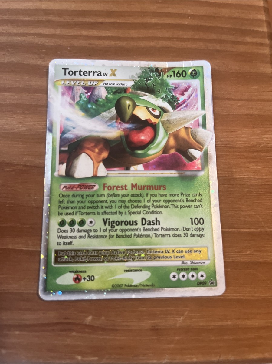 Pokémon TCG Torterra LV.X Diamond & Pearl 122/130 Holo Rare