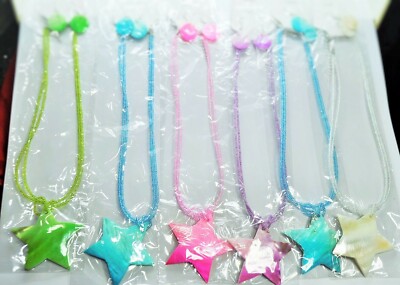 LOT OF 6/12 STAR SHELL & BEADED NECKLACE SET FASHION JEWELRY WHOLESALE LOT 2