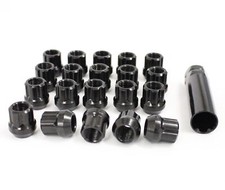 1/2 Radmutter Set small diameter Black 20 St�...